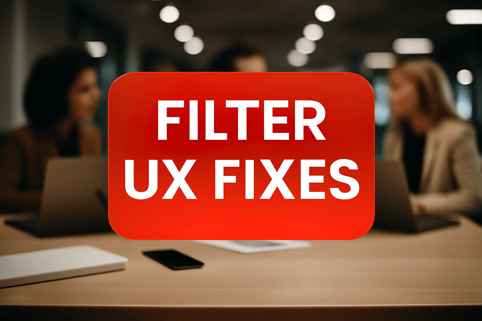 FILTER UX FIXES