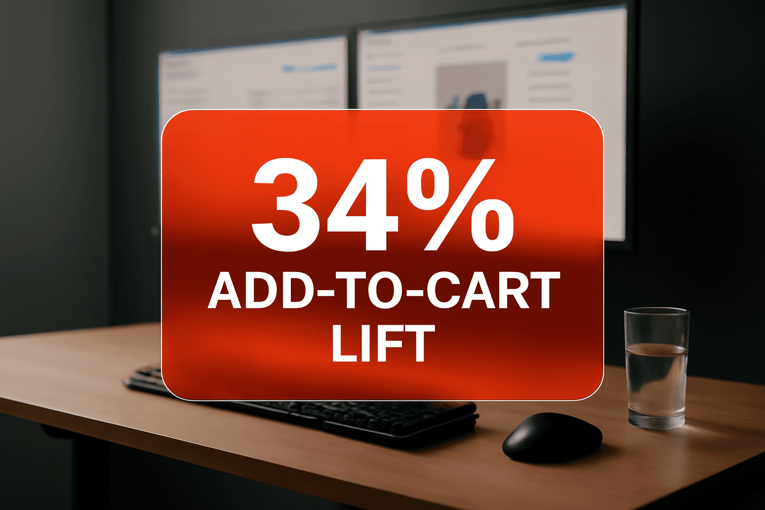 34% ADD-TO-CART LIFT