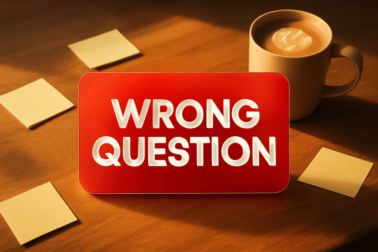 WRONG QUESTION