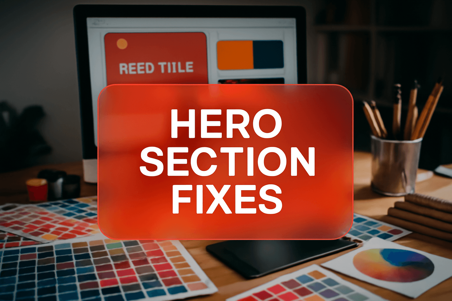 HERO SECTION FIXES