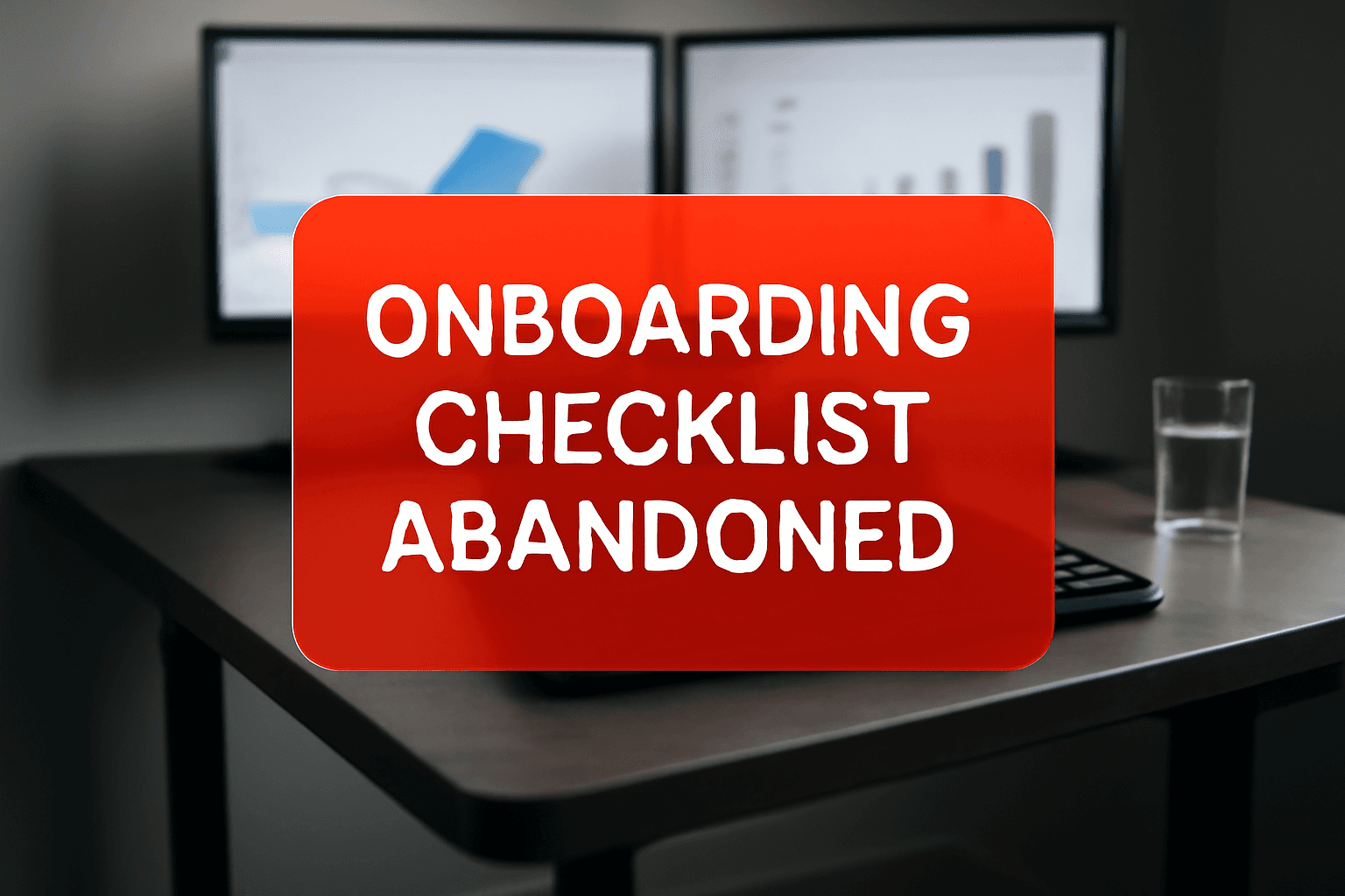 ONBOARDING CHECKLIST ABANDONED
