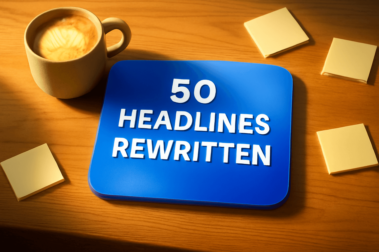 50 HEADLINES REWRITTEN