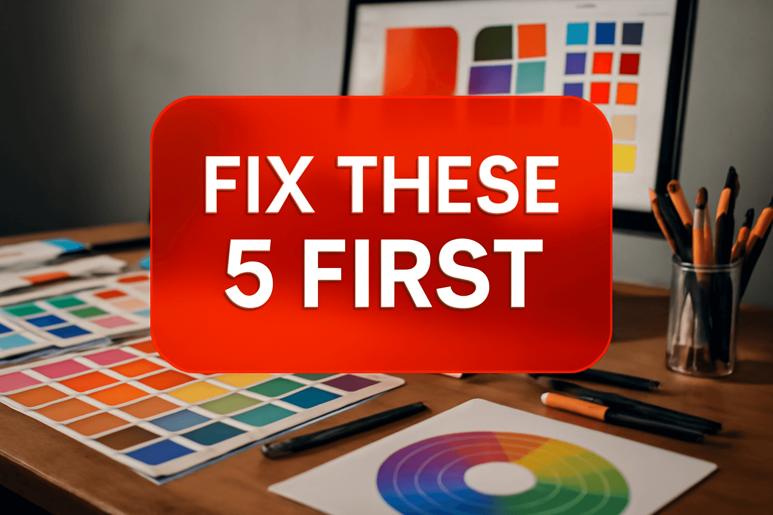FIX THESE 5 FIRST