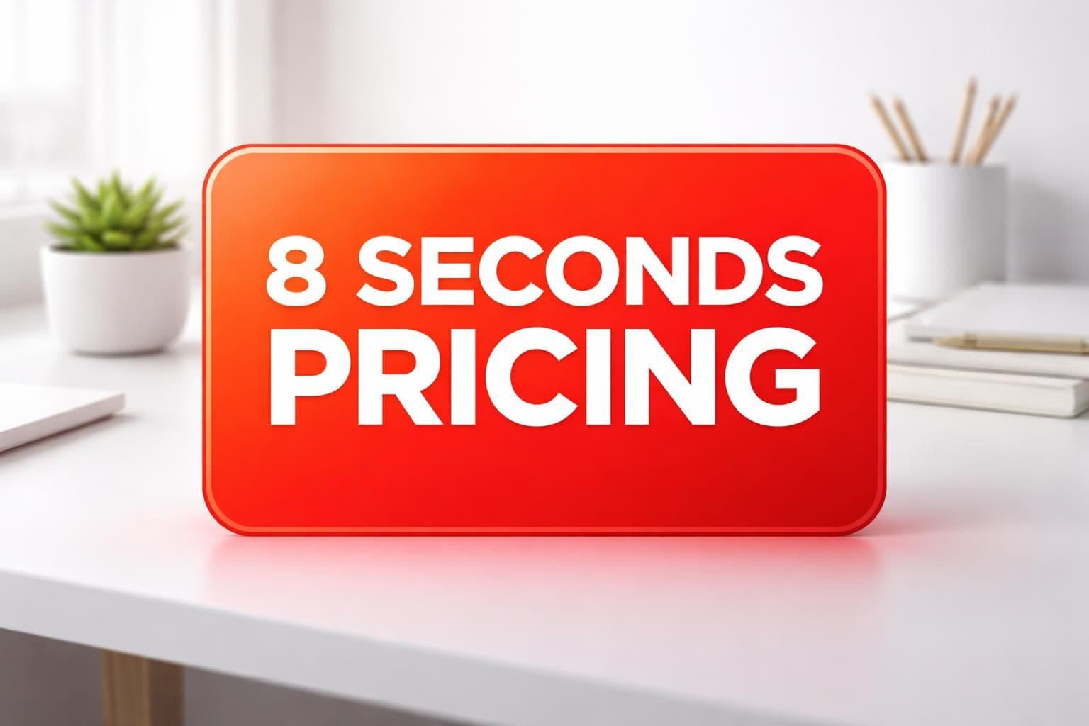 8 SECONDS PRICING