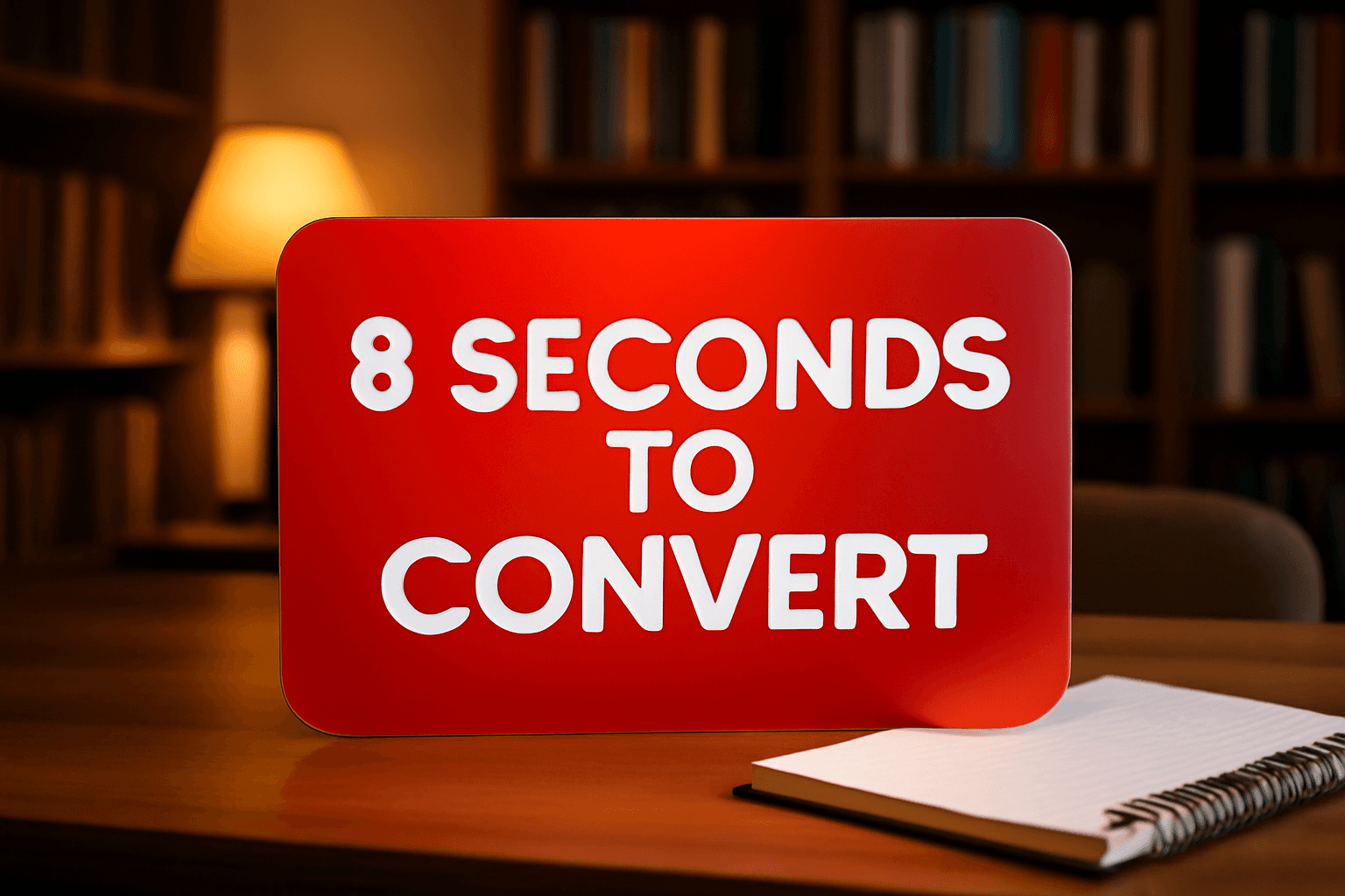 8 SECONDS TO CONVERT