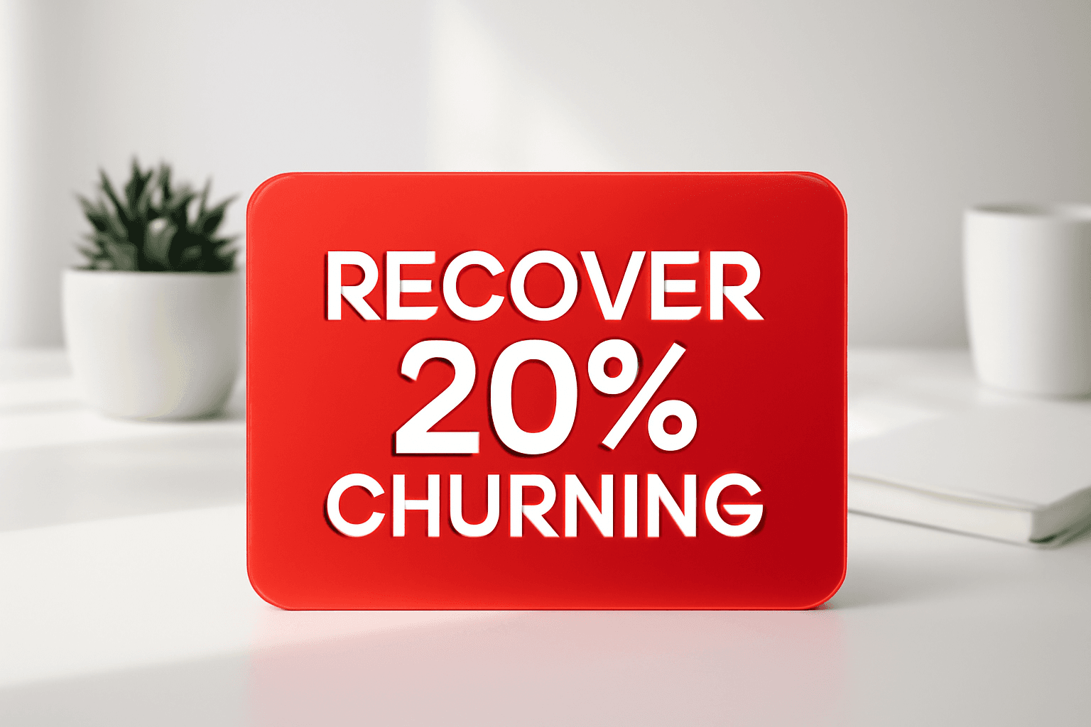 RECOVER 20% CHURNING