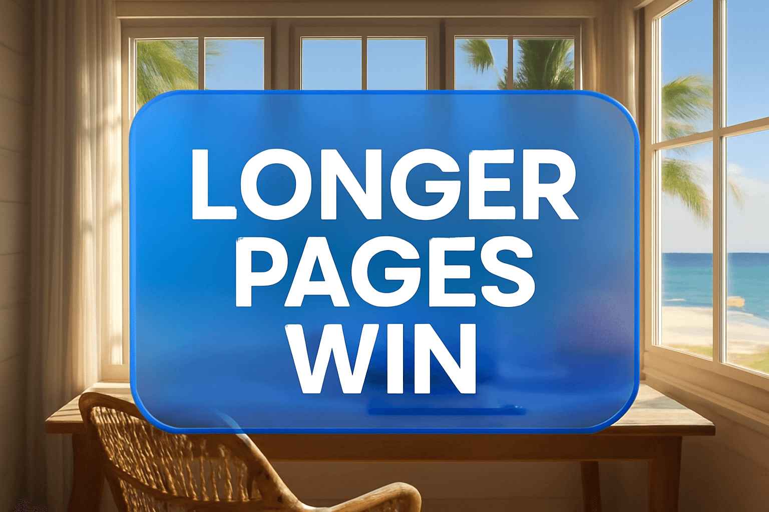 LONGER PAGES WIN