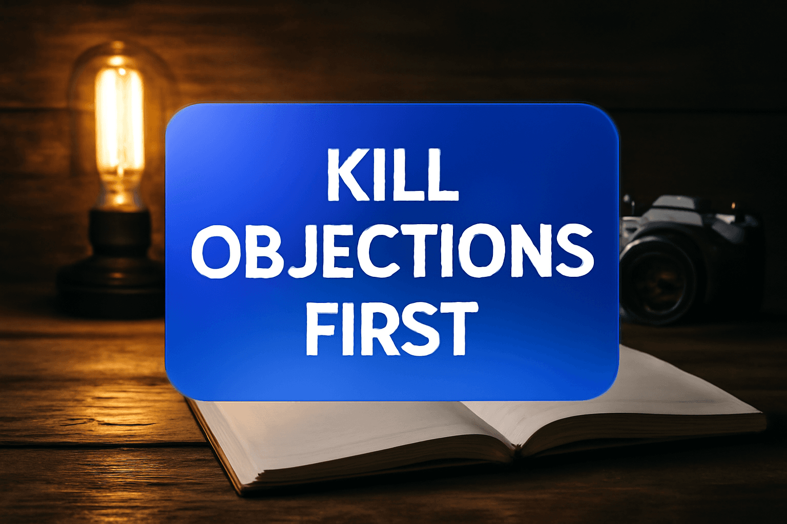 KILL OBJECTIONS FIRST