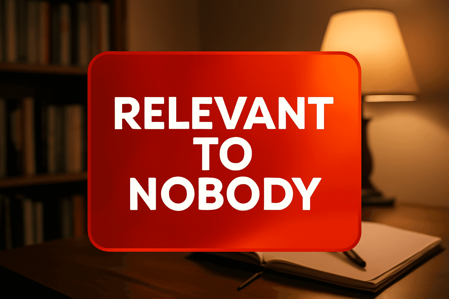 RELEVANT TO NOBODY