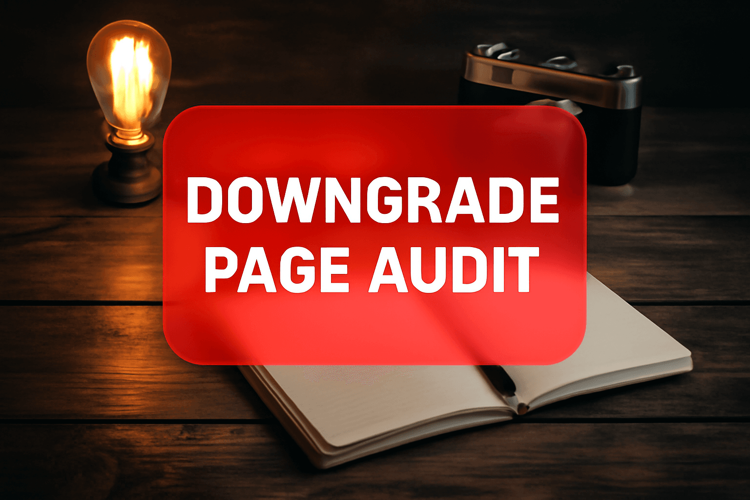 DOWNGRADE PAGE AUDIT