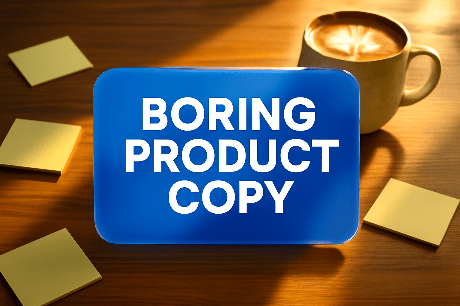 BORING PRODUCT COPY
