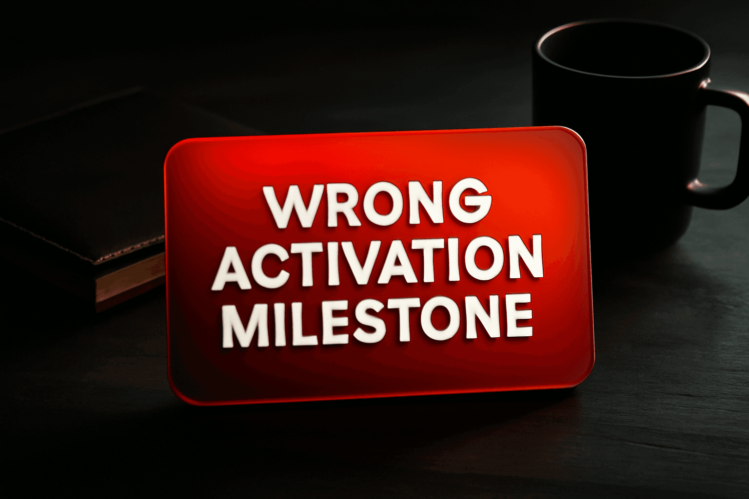 WRONG ACTIVATION MILESTONE