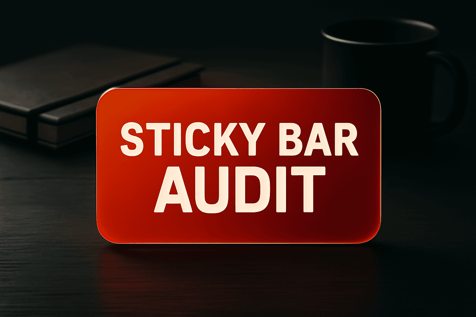 STICKY BAR AUDIT