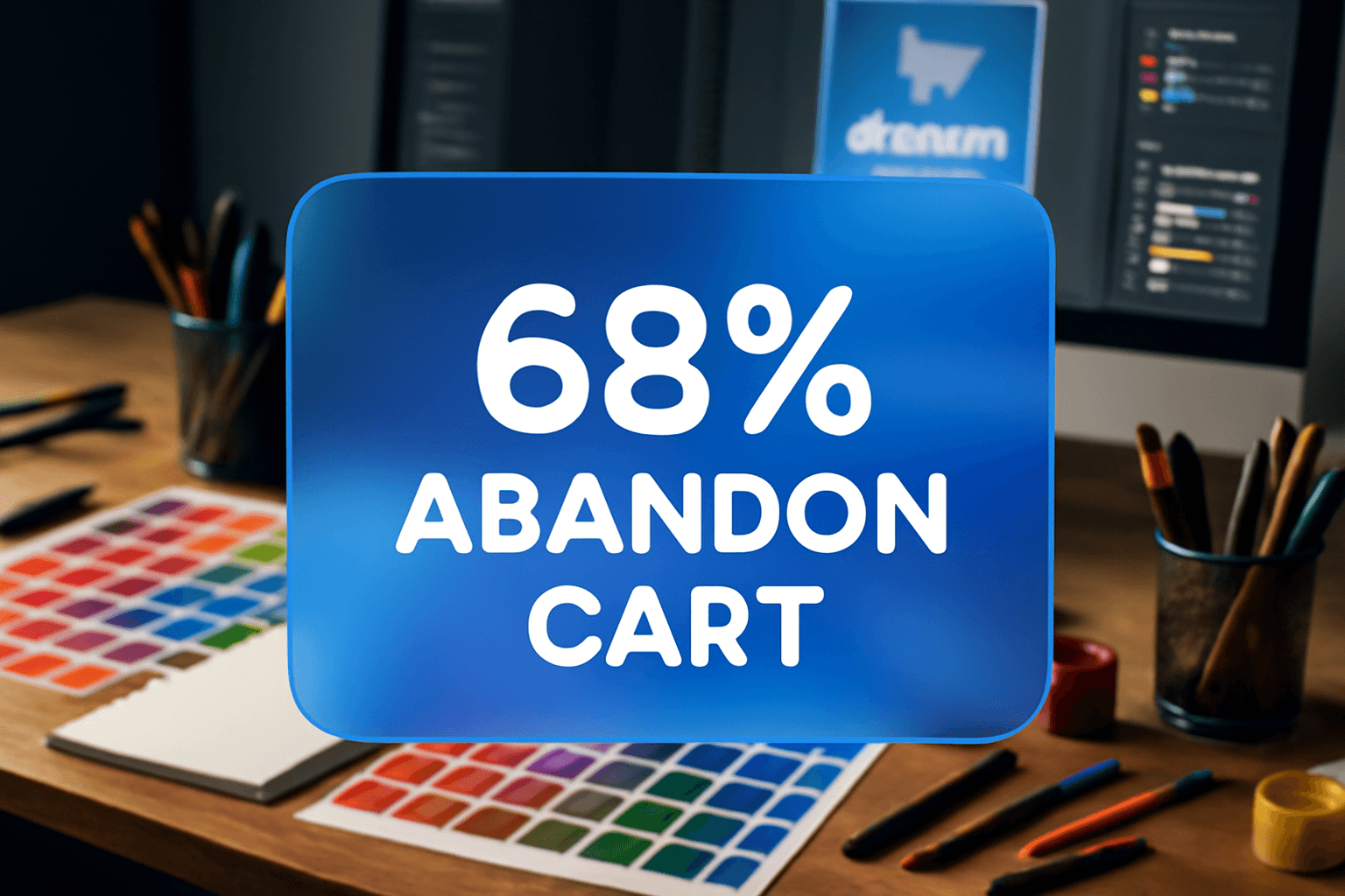 68% ABANDON CART