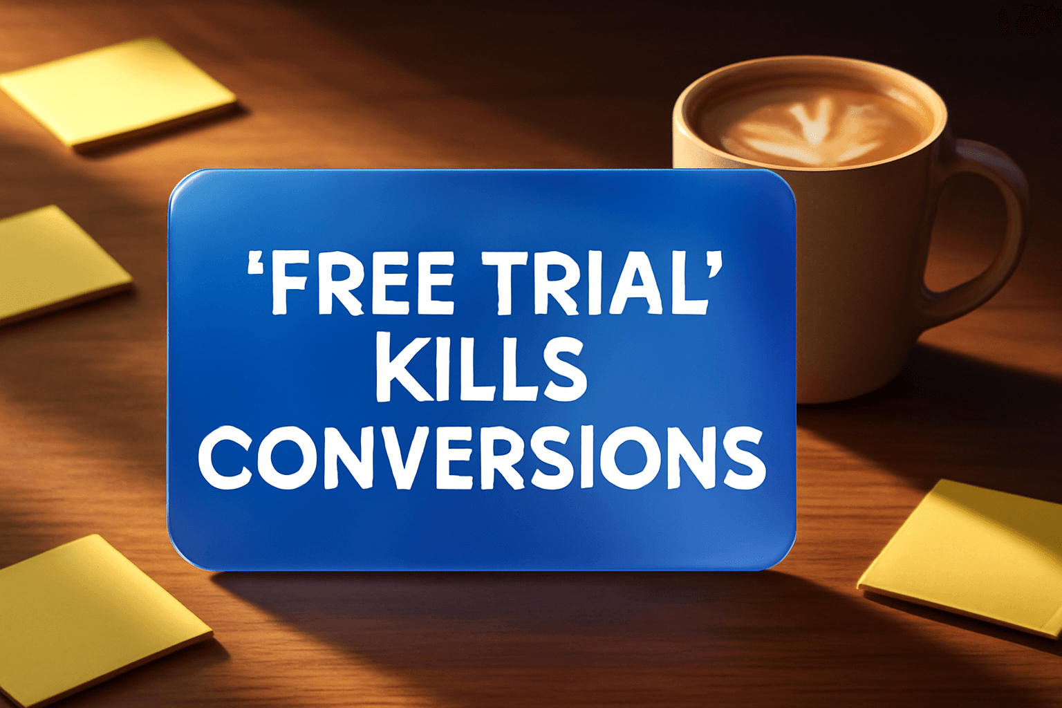 'FREE TRIAL' KILLS CONVERSIONS