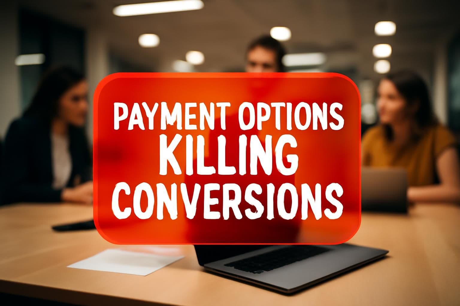 PAYMENT OPTIONS KILLING CONVERSIONS
