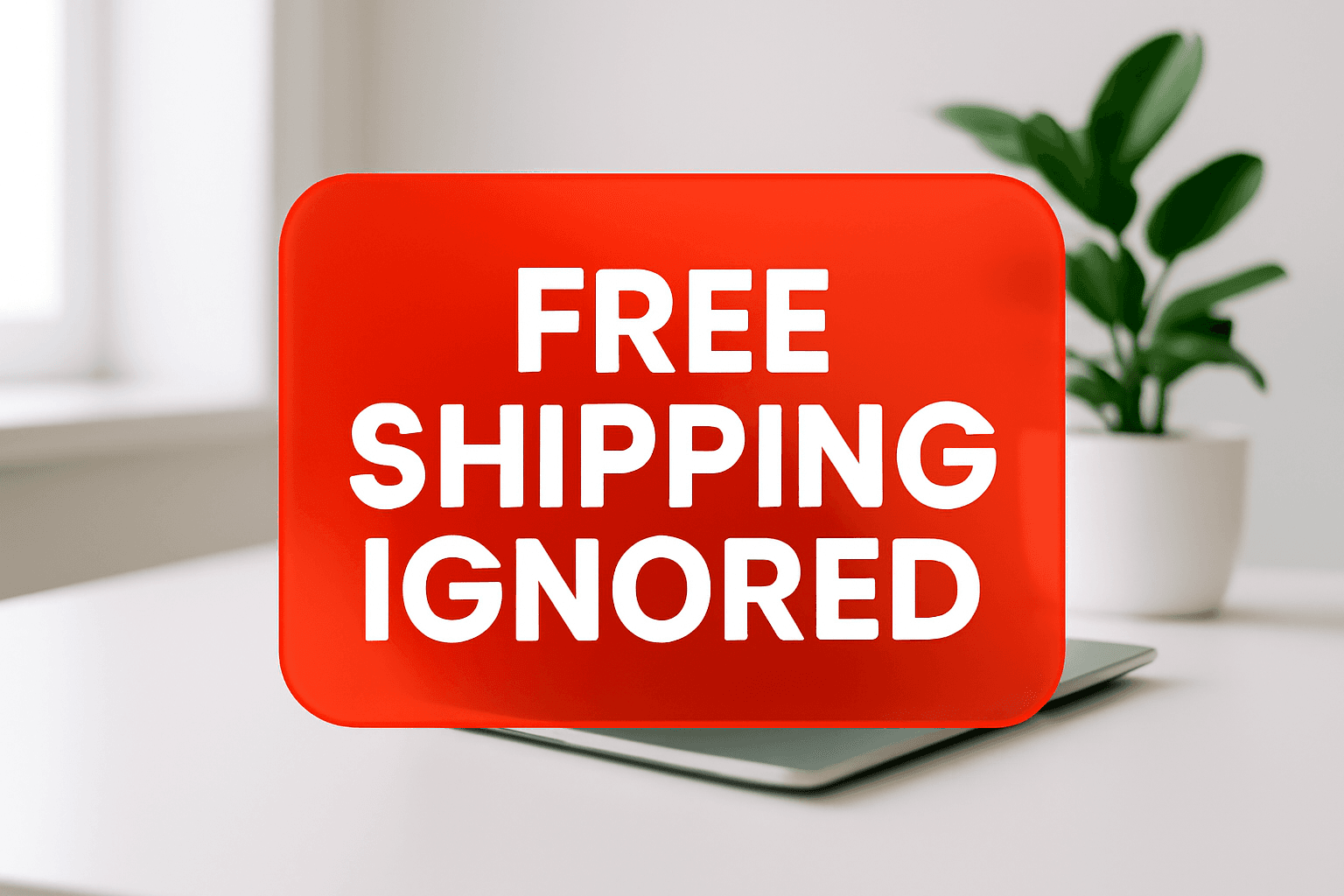 FREE SHIPPING IGNORED