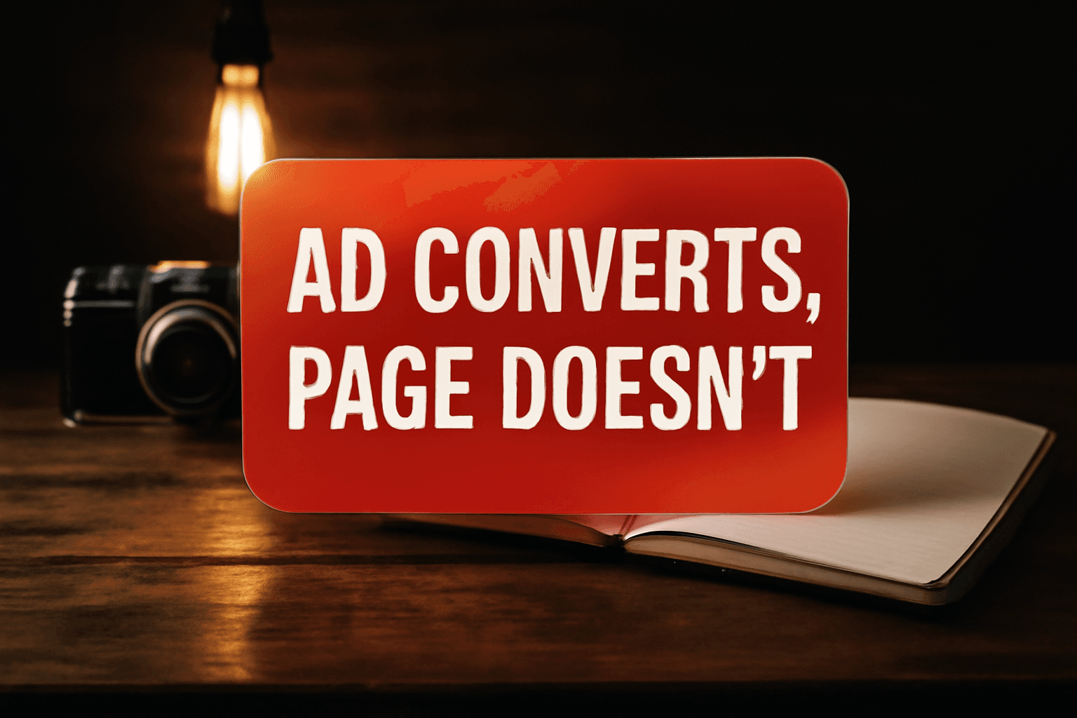 AD CONVERTS, PAGE DOESN'T