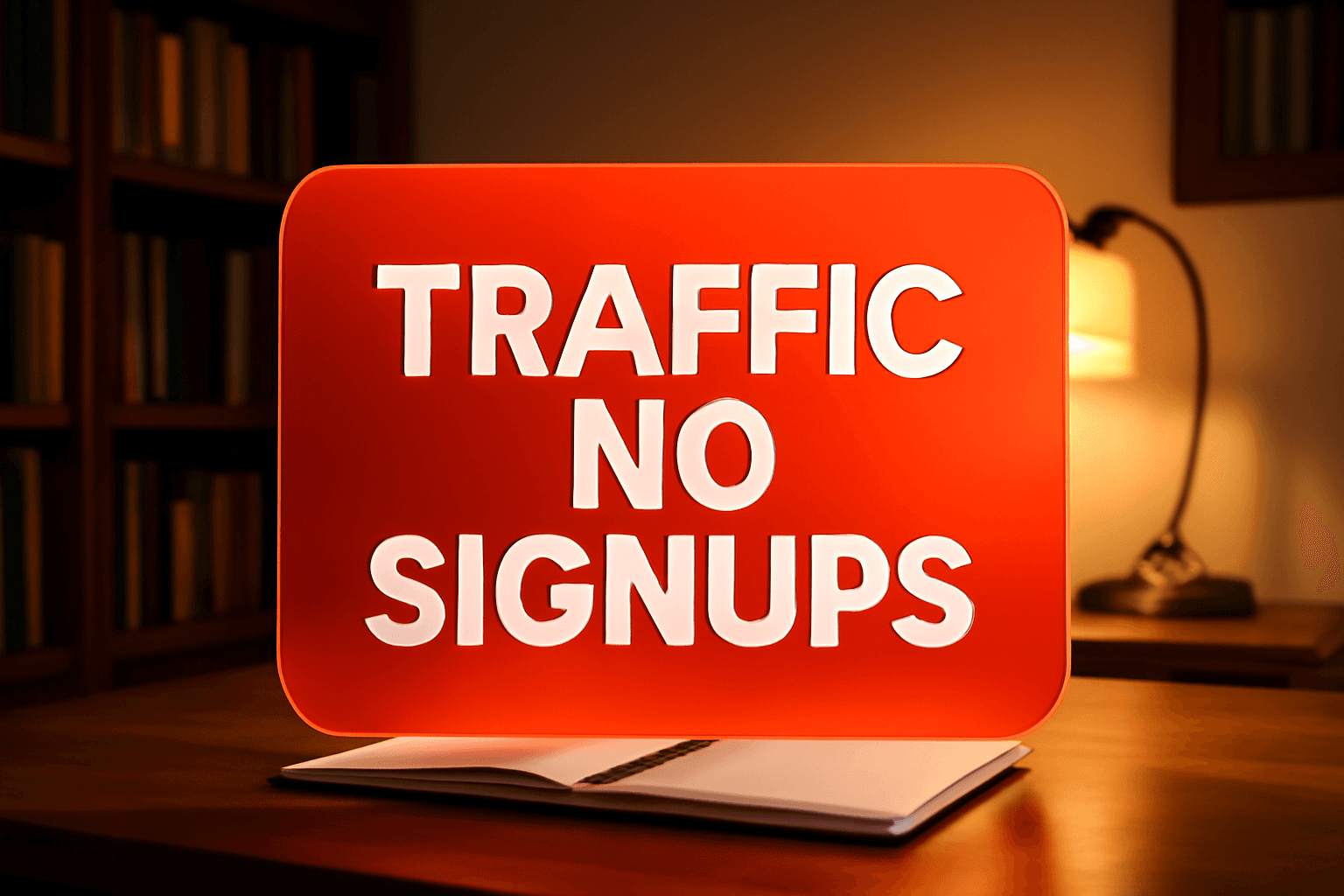 TRAFFIC NO SIGNUPS
