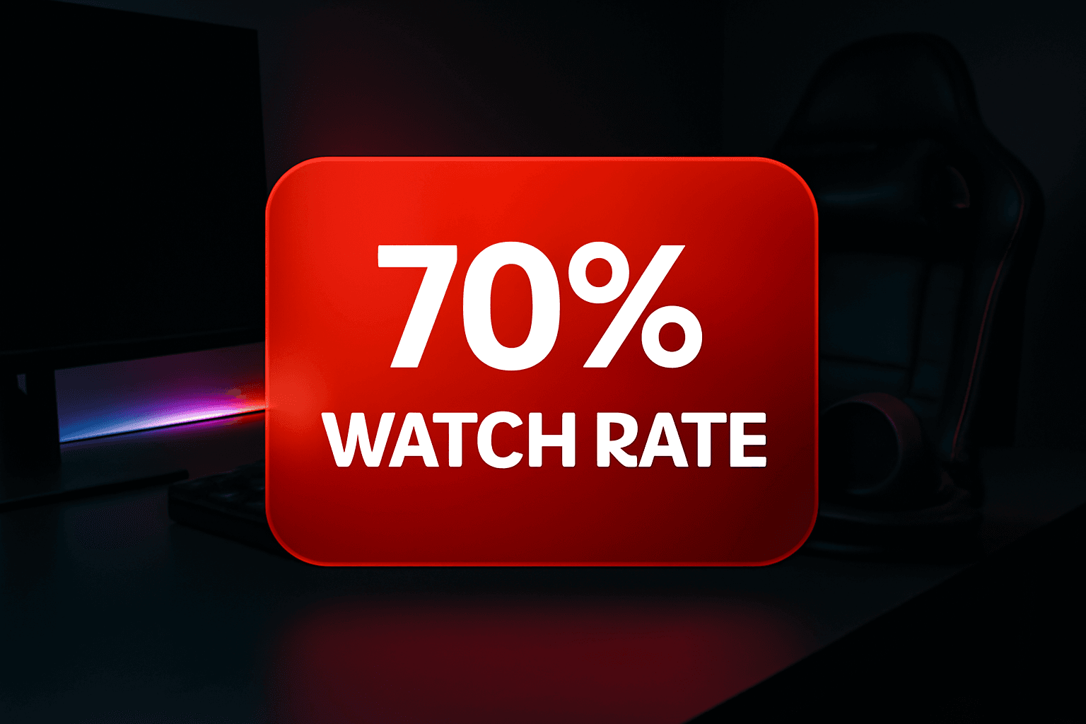 70% WATCH RATE